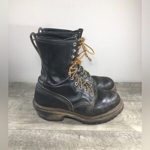 Red Wing Shoes 2216 Men's LoggerMax 9-inch Waterproof Steel Toe Boots Size 8.5